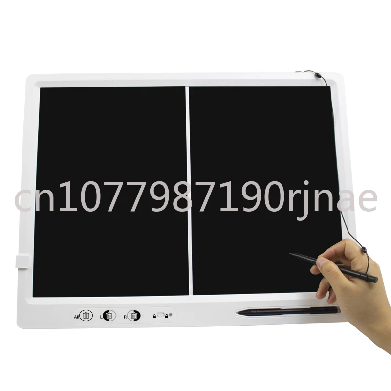 Digital 15/20/22 Inch Big Size Whiteboard Lcd Writing Tablet Kids Drawing Board Writing Tablet Dual Screen Memo Pad