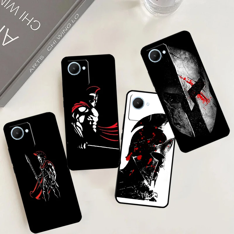 Hot Spartan For Realme C55 C33 C25s C21Y C11 C15 C30 C53 C51 GT Neo5 GT3 GT5 9 10 11 12 Pro Plus Case