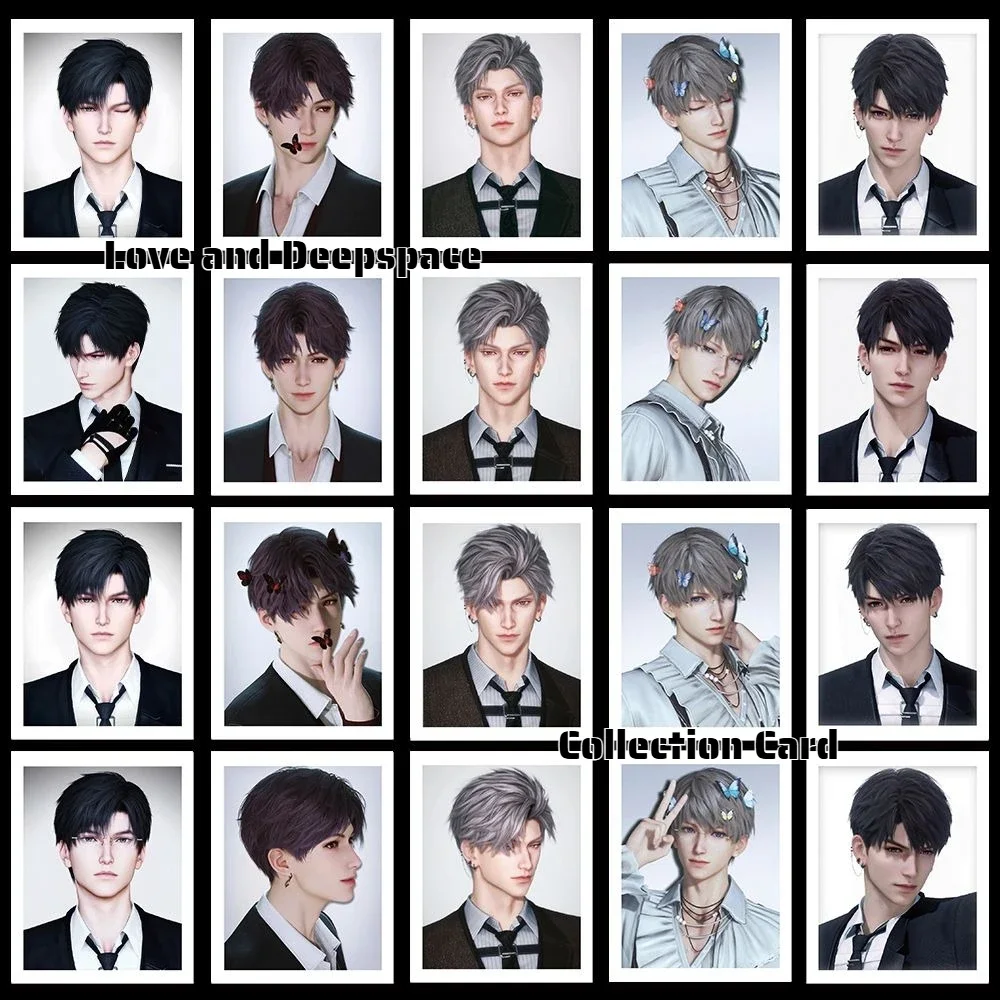 

20/40 листов костюм Love and Deepspace карта Sylus Xavier Zayne Rafayel Caleb аниме косплей персонаж коллекционная карта FansCard подарок