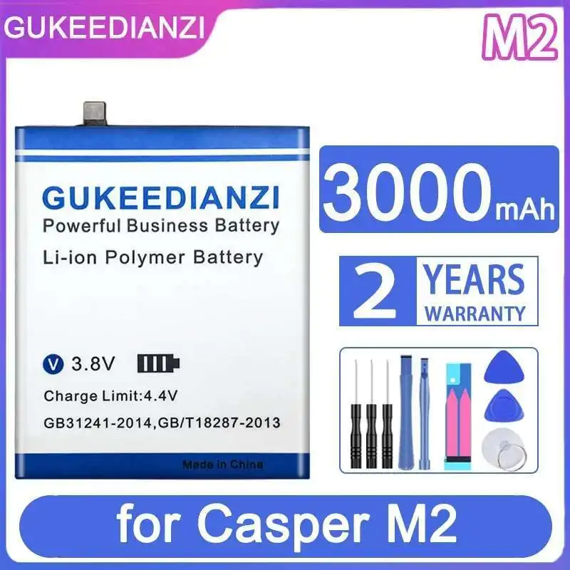 

Для Casper M2 Экологически чистый аккумулятор большой емкости 3000 мАч для мобильного телефона