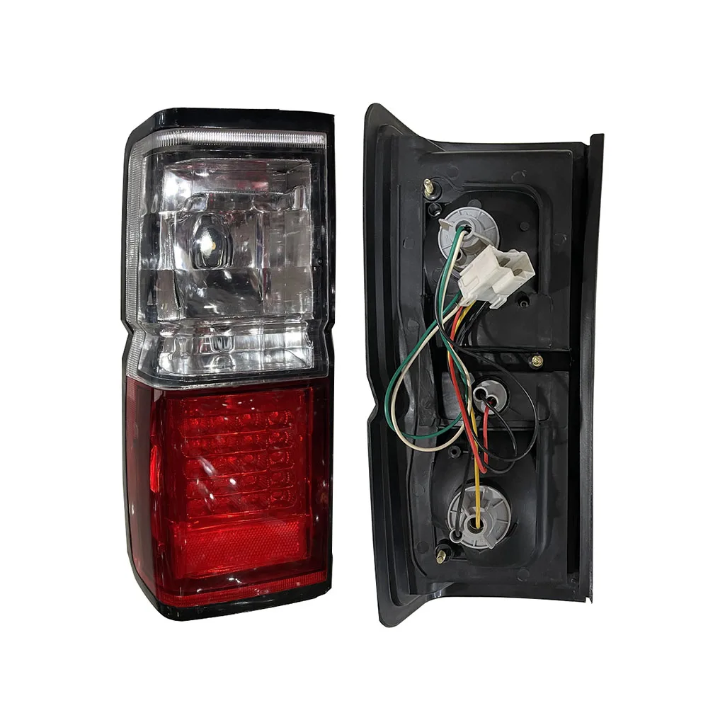 Car LED Taillight Brake Light For Nissan Jeep Terrano D21 A Pair of Crystal White and Smoked Color 1987 to 1995