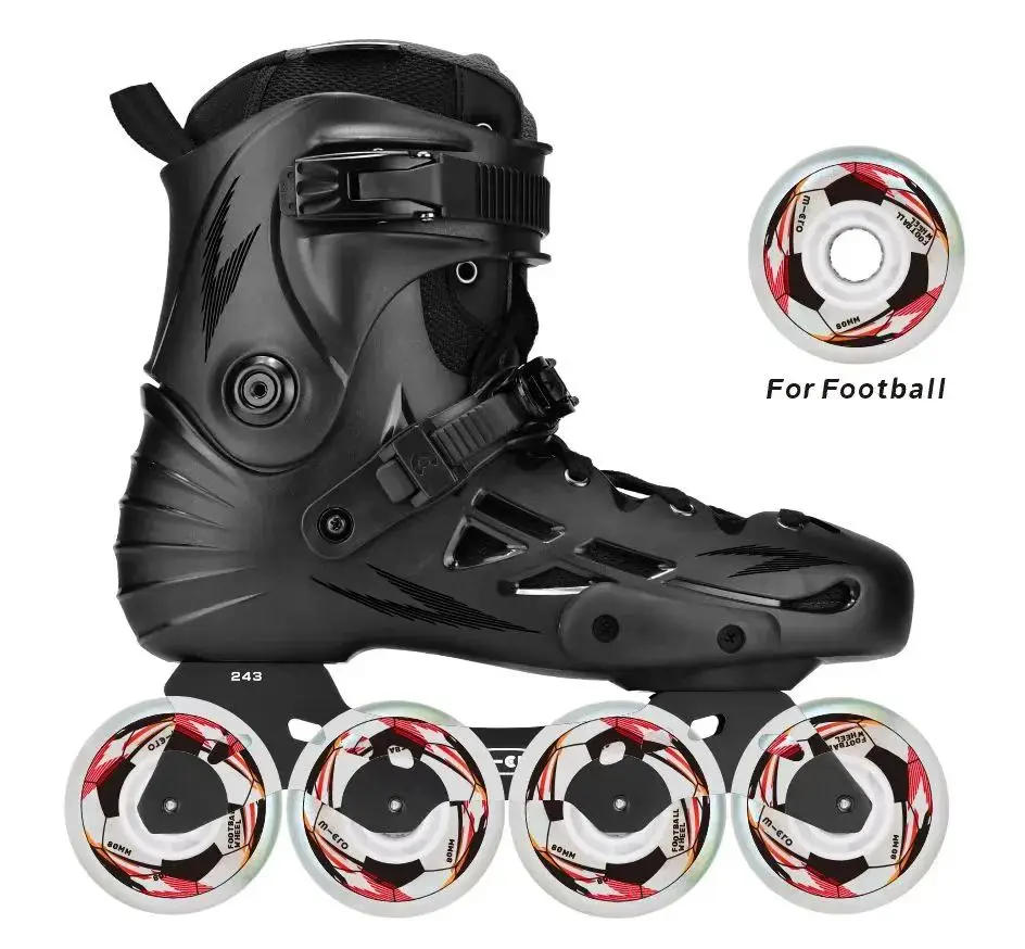 MICRO MT PLUS - Football Version, Adult Hard-Shell Balance Performance Inline Skates,FSK,Urban,Rare Colors, Unique Decal Prints