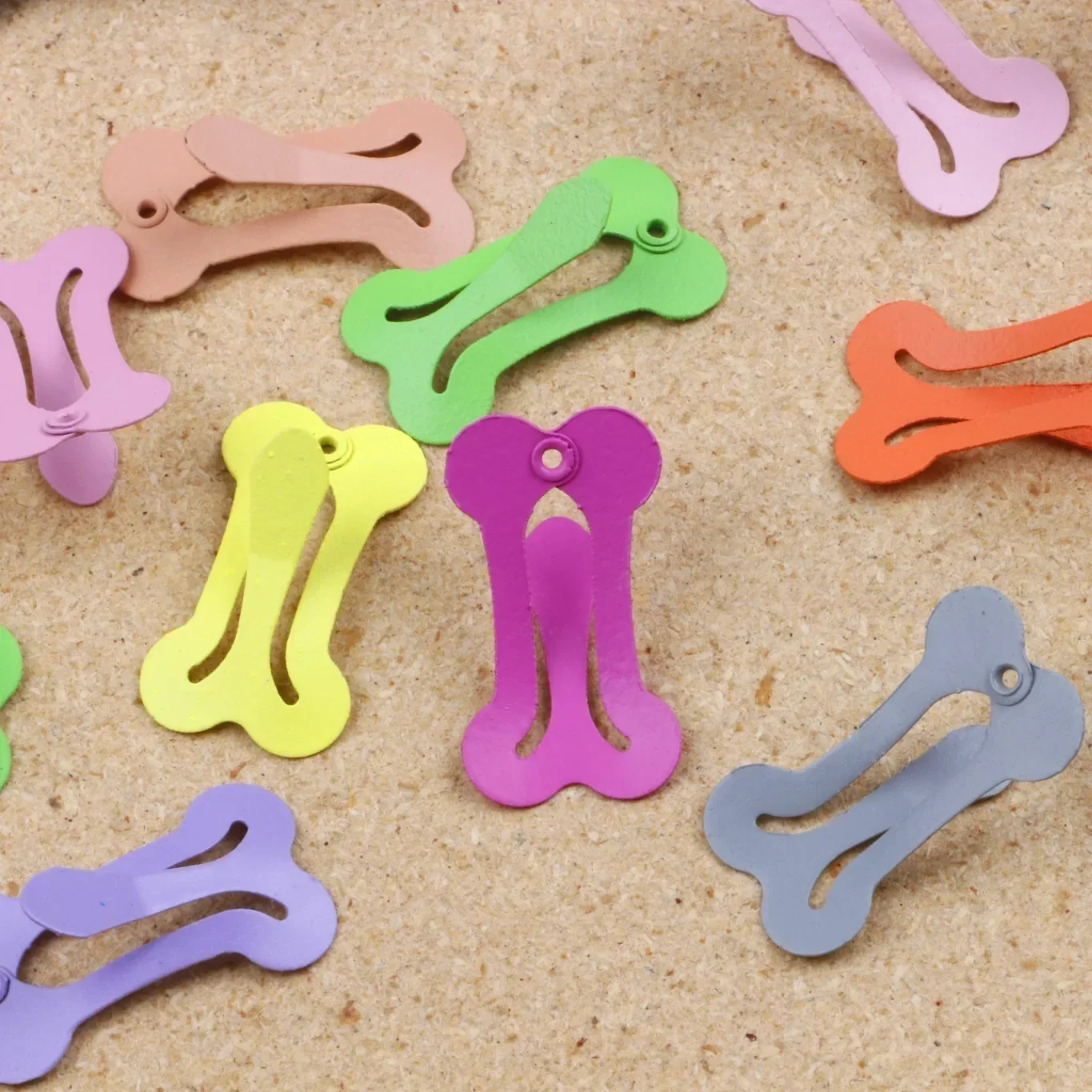 5/10/20pcs Hair Clips for Dogs Multicolor Barrettes Small Bone Snap Hair Clips for Dog Cat Pet Grooming Bows Hair Accessories