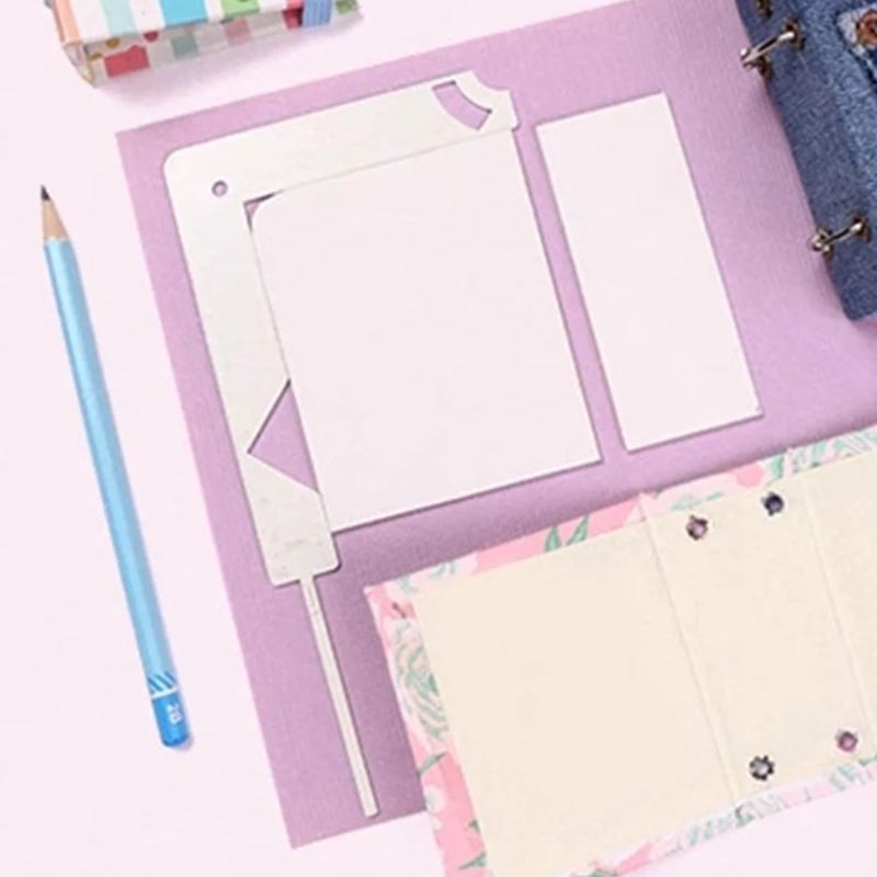 5 In 1 Book Covers Guide Ruler Bookbinding Ruler Tool For Scrapbooking Journal Planner Notebook And Photo Albums Covers