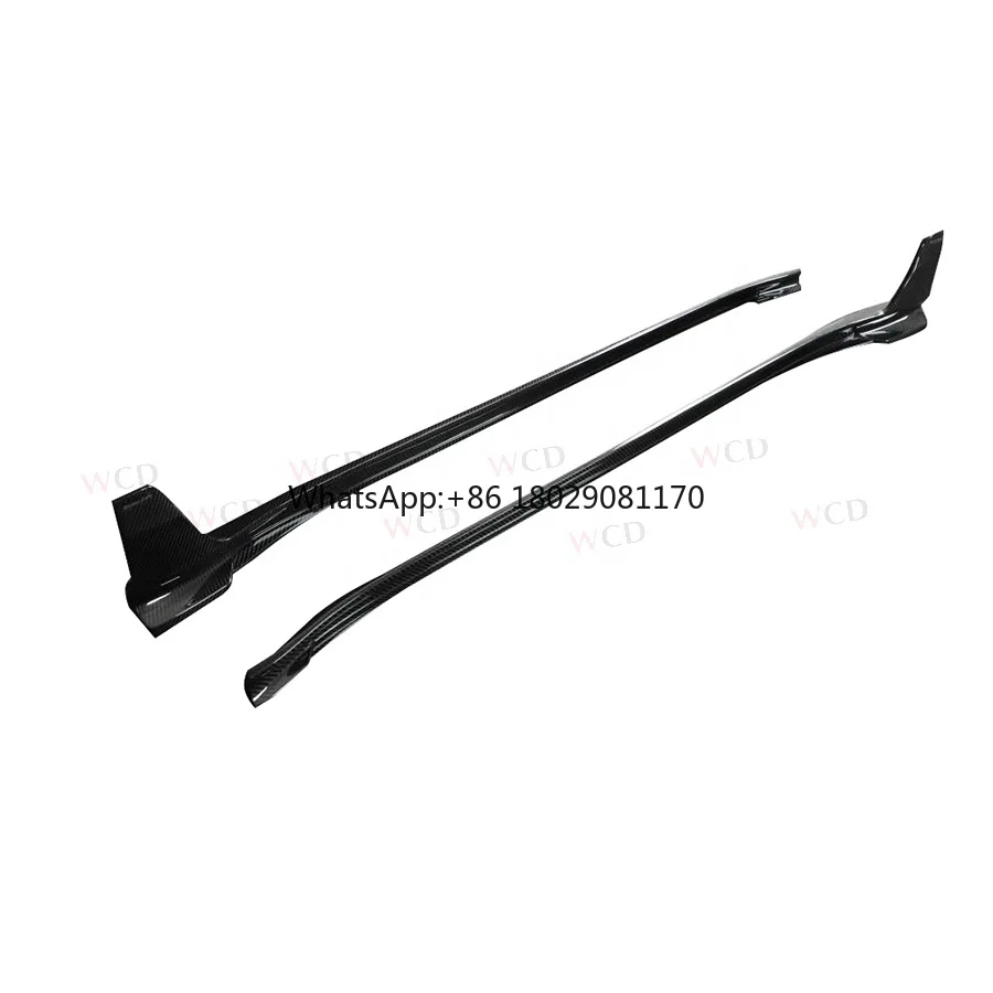 High Quality Dry Carbon Fiber Side Skirts For Porsche 992 911 Side Skirts Extinsion Splitter 2022-2023