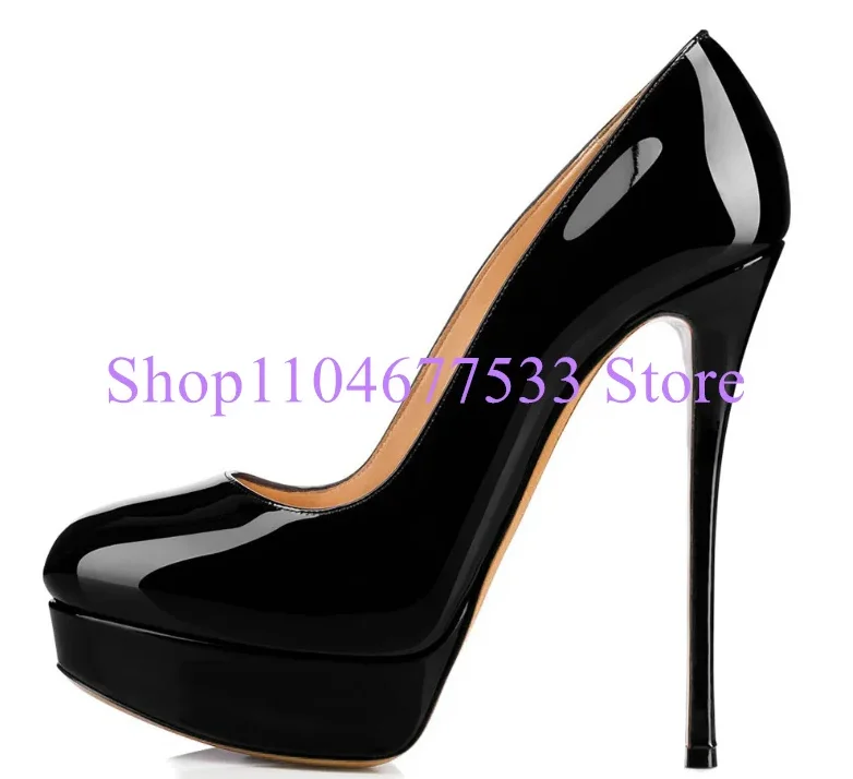 

Nude Color Platform Lady Pumps Sexy Round Toe Stiletto Heel Gladiator High Heels Dress Shoes Fashion Woman Office Shoes