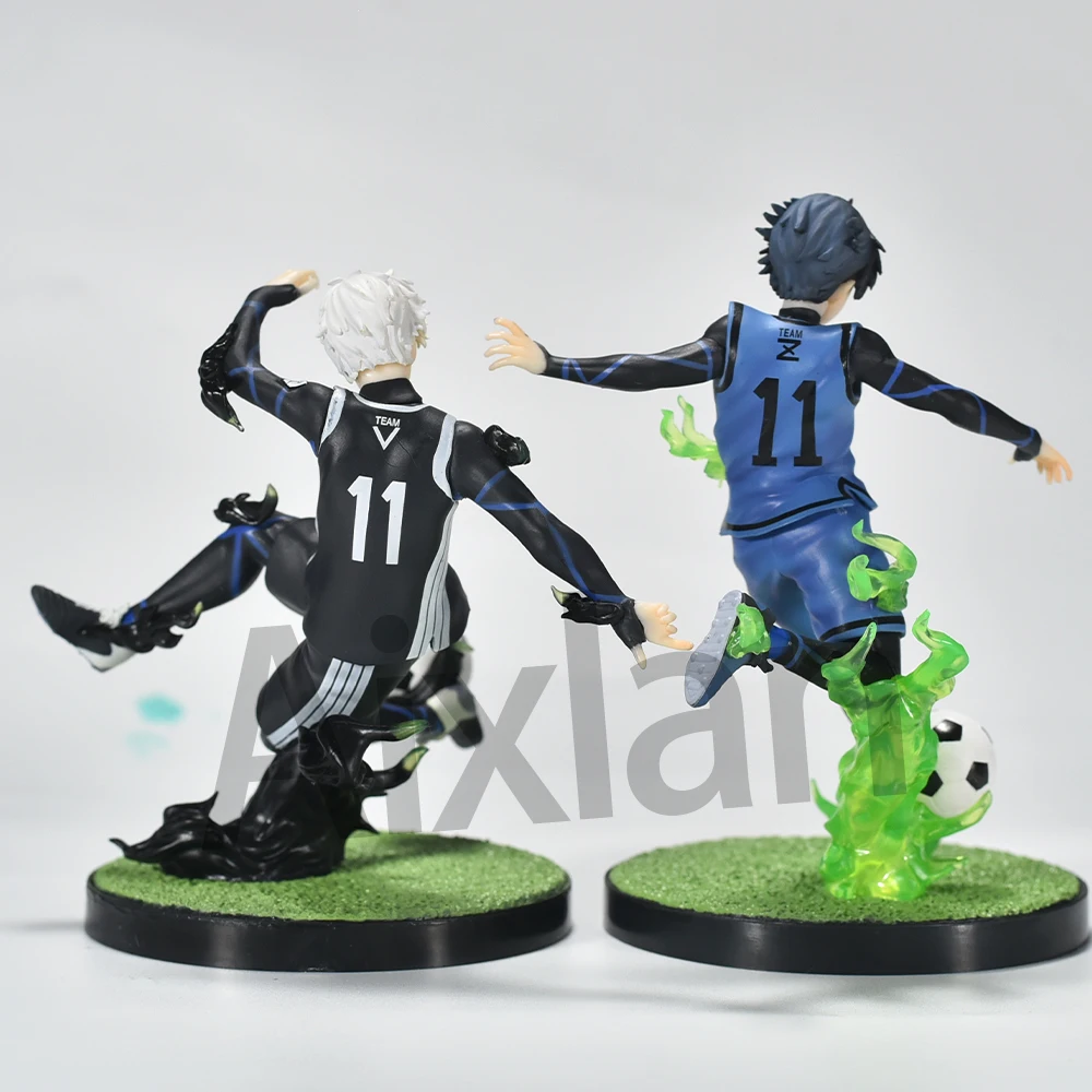 Aixlan BLUE LOCK Figure Nagi Seishiro Isagi Yoichi Grassland Football PVC Action Figure Amine Christmas Gift Collectible Toys