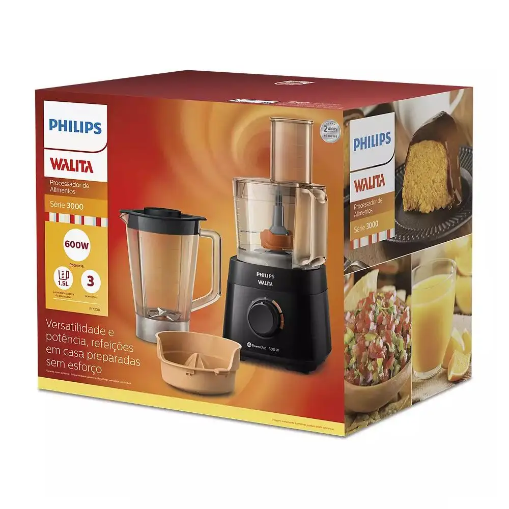 Мультипроцессор Philips Walita powerнарезной RI7300/93 600 Вт