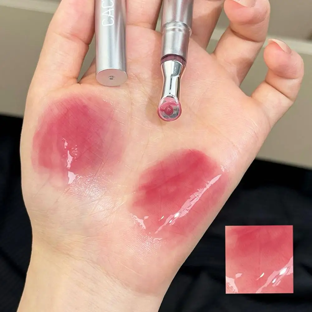 

1pcs Moisturizing Clear Water Gloss Lip Glaze Mirror Watery Lip Tint Waterproof and Non Greasy Jelly Lip Gloss Korea Make Up