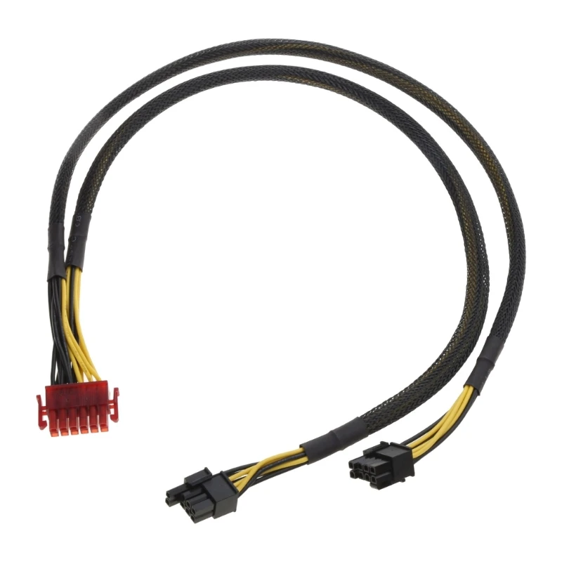 Graphics Card Module Cable 12pin To Two PCIE 8pin 6+2Pin Suitable For Enermax PSU Modular Power Supply Sleeved Cable