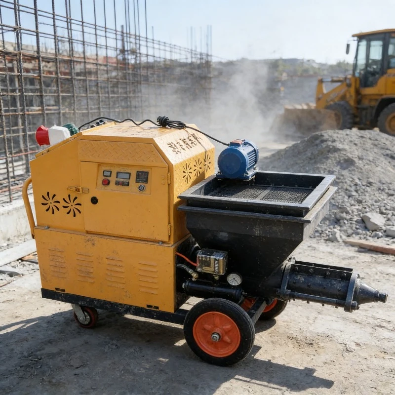 

High Efficiency Portable Concrete Mortar Spray Machine Wall Plastering Shotcrete Equipment Factory Price