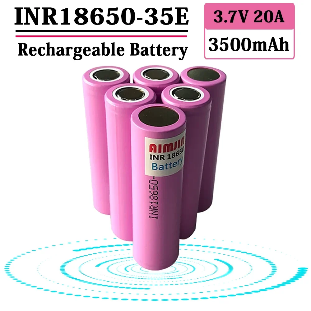 

INR18650 35E 3.7V Li-Ion Oplaadbare Battery 2024 New Origineel Voor 18650 3500Mah 20A Ontlading