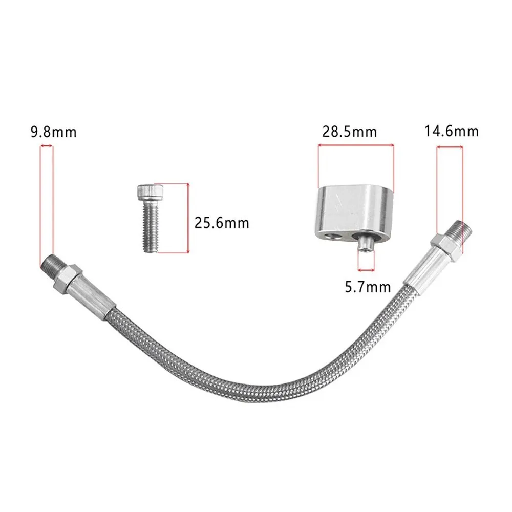 Kit de mangueira de desvio do corpo do acelerador do líquido refrigerante da cabeça do cilindro ls para motores da série gm lsx lm1 lm7 lr4 lq4 ls6 l59 lq9 lm4 alumínio