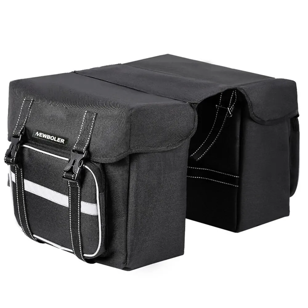 AliExpress NEWBOLER Bicycle Rear Seat Bag 25L Large Capacity Outdoor Luggage Carrier Cycling MTB Road Bike Trunk Double Pannier