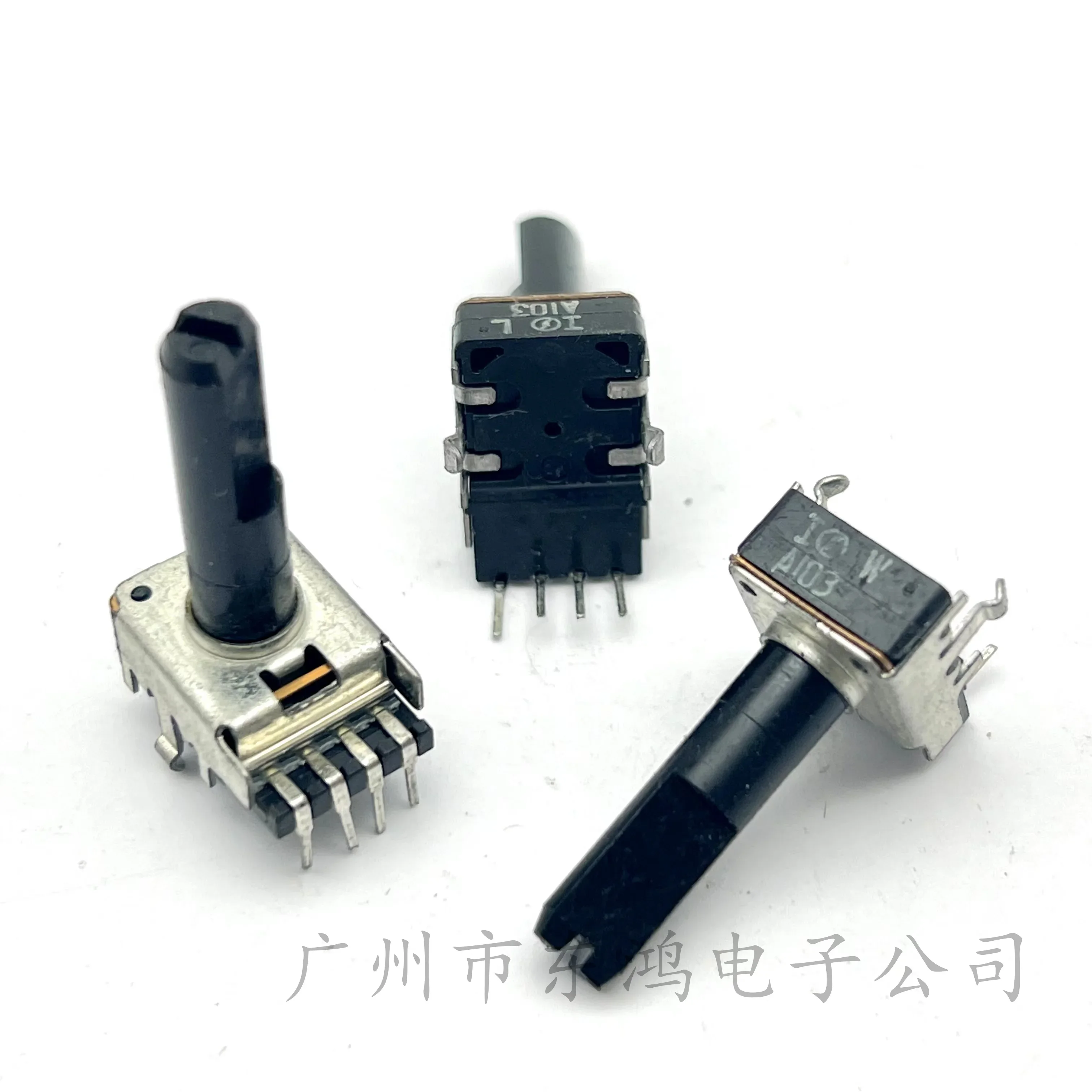 1 PCS Japanese NOBLE RK11 potentiometer 4-pin A10k with central positioning shaft length of 23mm