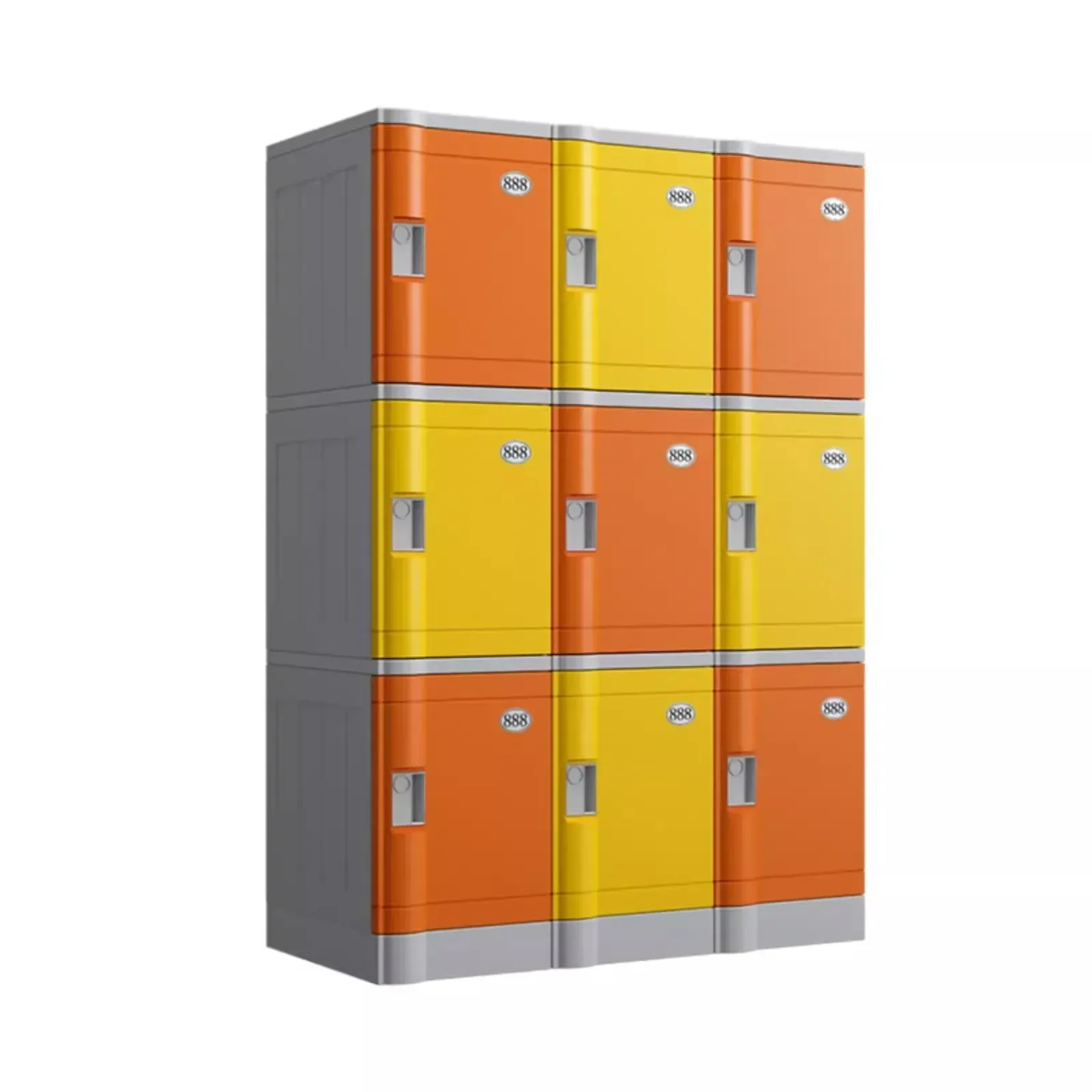 ABS Plastic Locker Quick Ship Locker with Lock Bathhouse Swimming Pool Waterproof Locker