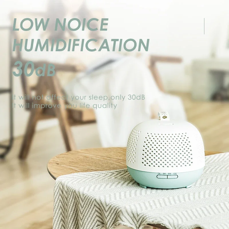 Air Humidifier Aroma Diffuser Creative Ultrasonic Whisper Quiet Large Capacity Auto Shut Off Timing Mist Spray Humidificador