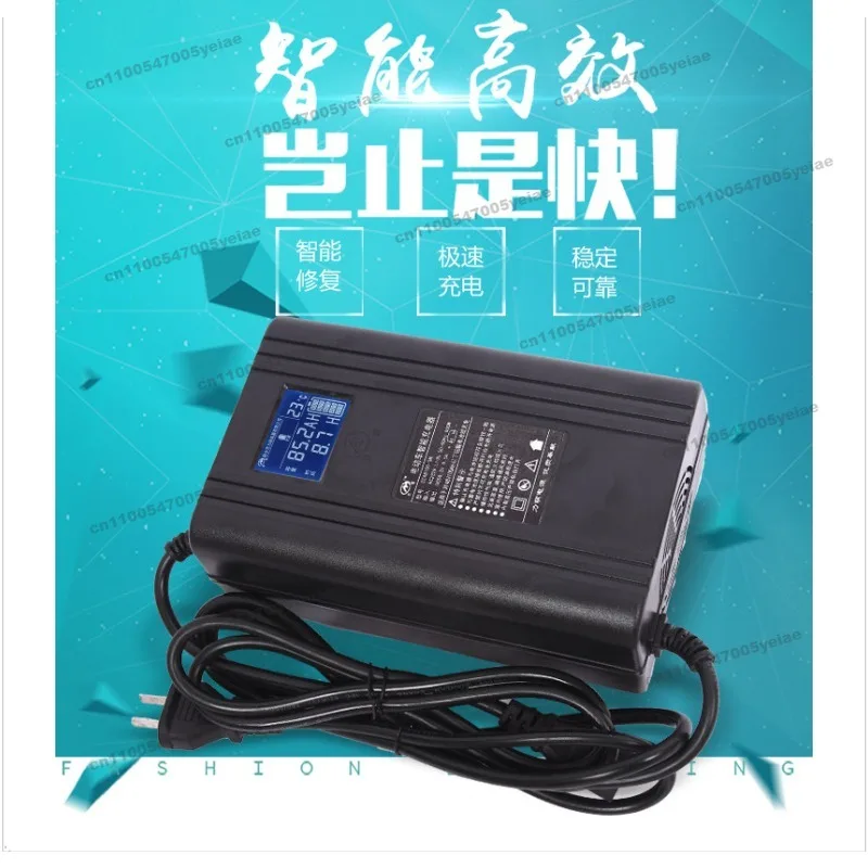 LCD Display Electric Vehicle Charger 486072v Bluetooth Connection Mobile Phone Voltage and Current Parameters Adjustable