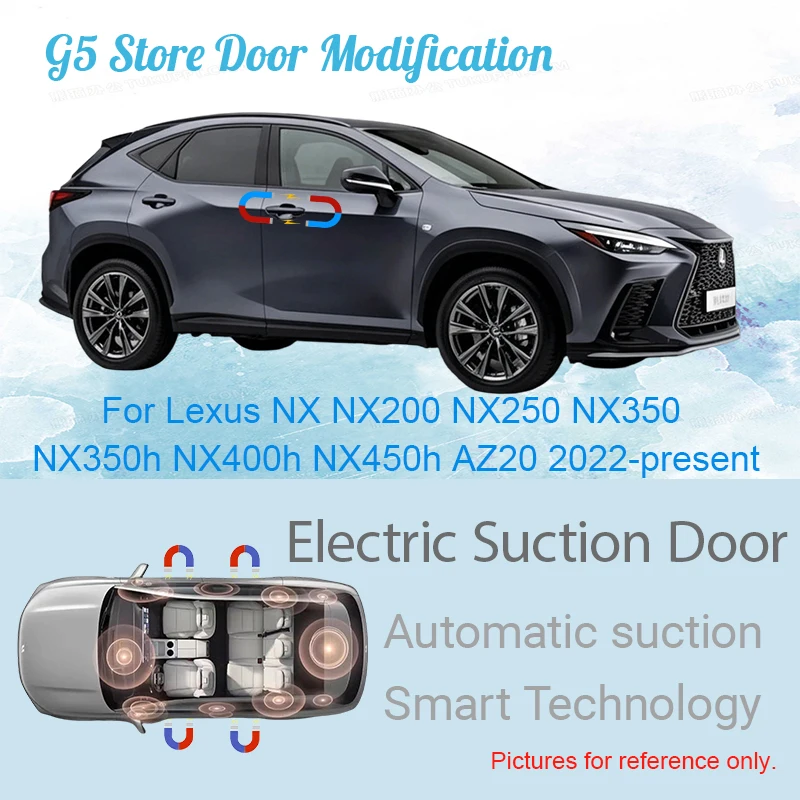For Lexus NX NX200 NX250 NX350 NX350h NX400h NX450h AZ Car Electric Suction Door Power-assisted Closing Door Soft-close Function