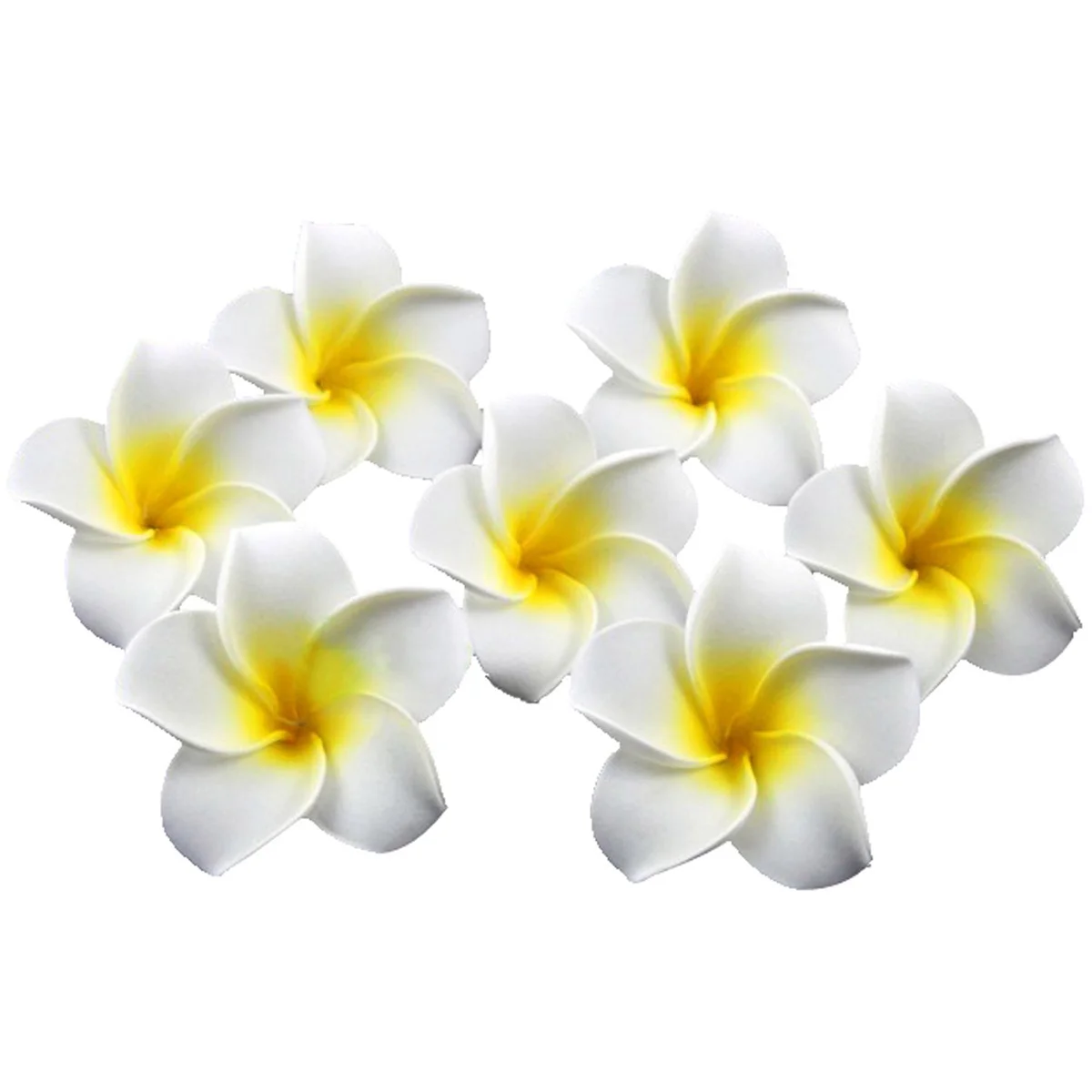 

100 Pcs 6cm Artificial Folower Plumeria Flower Wedding Decoration Hair Accessories