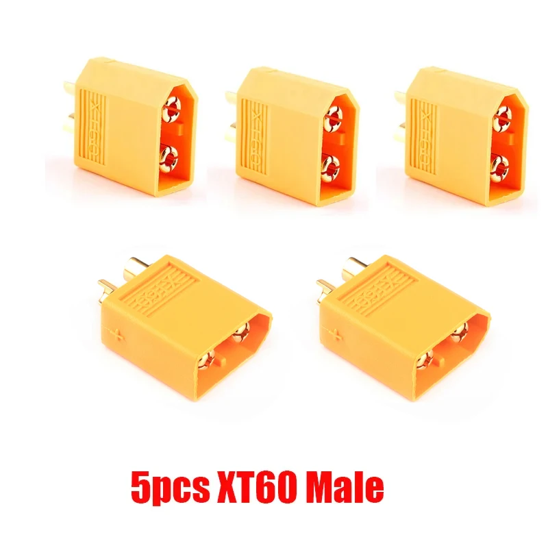 

5PCS Hot Sale XT60 XT-60 Male Female Bullet Connectors Plugs For RC Lipo Battery Quadcopter Multicopter