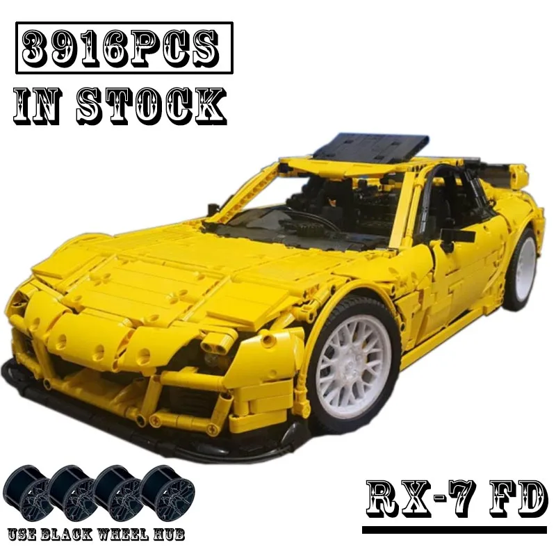 

New MOC-132451 1:8 scale super sports car Model RX-7 FD spirit R Buiding Kit Creators Block Bricks Boys Toys Kids Birthday Gifts