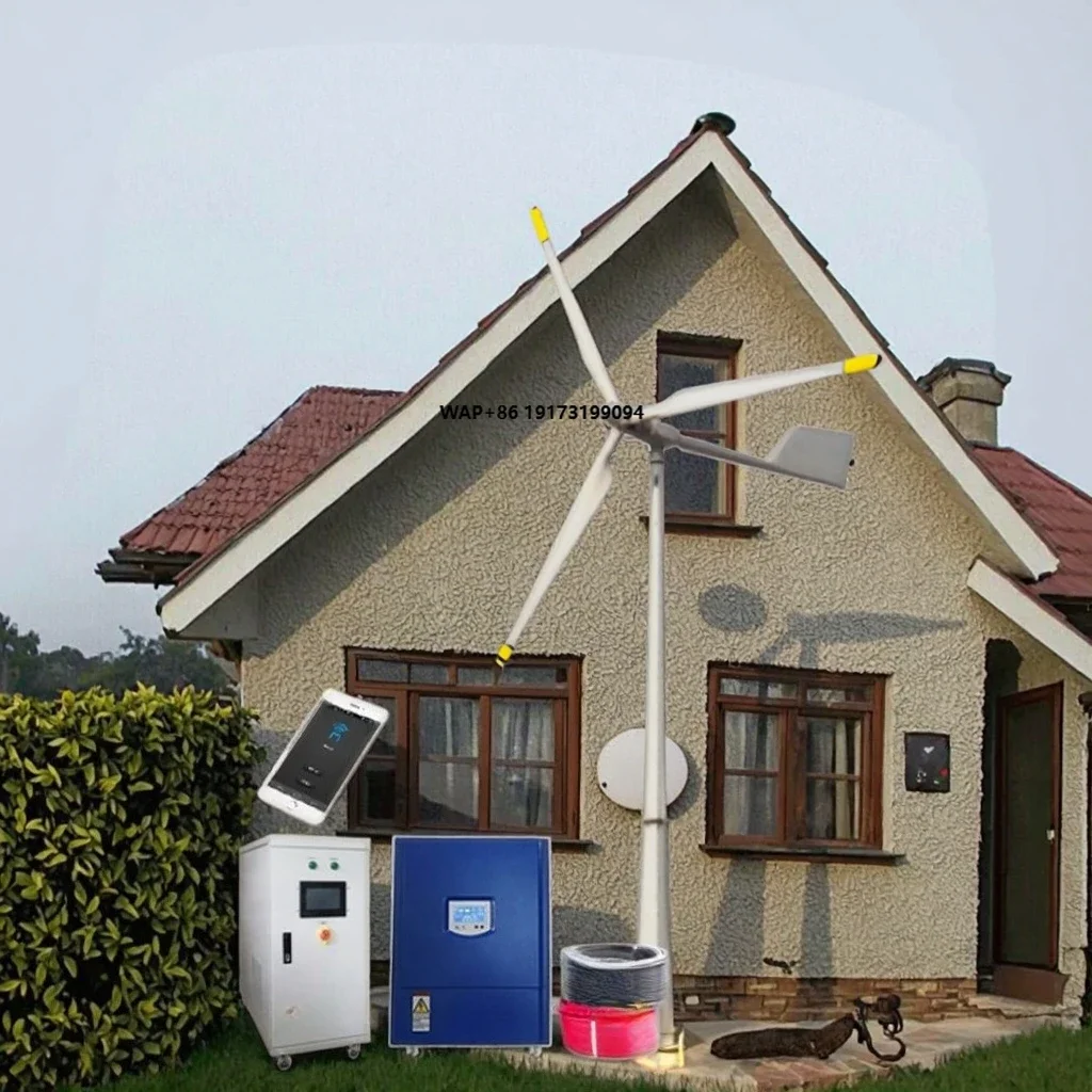 

High Efficiency All in One Horizon Vertical 5kw 3KW Home Farm Use Windmill Generator 2KW / Metal Windmill 2KW