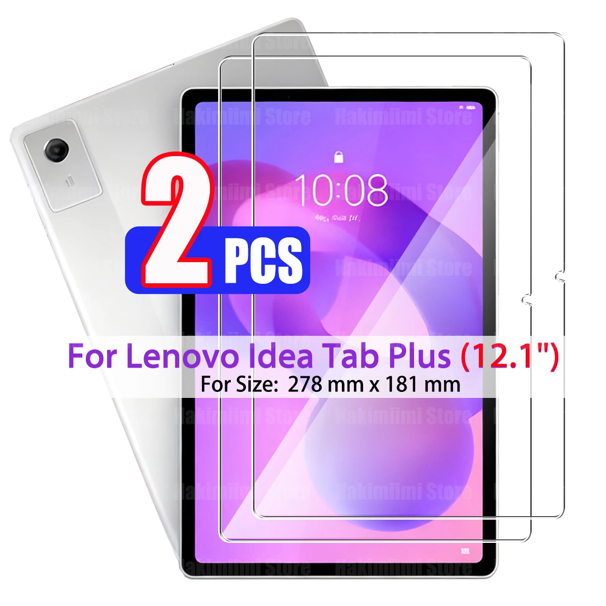 

Закаленное стекло для планшета Lenovo Idea Tab Plus (12,1 дюйма) 2025 HD, прозрачная ударопрочная защитная пленка для экрана, защитная пленка от падения