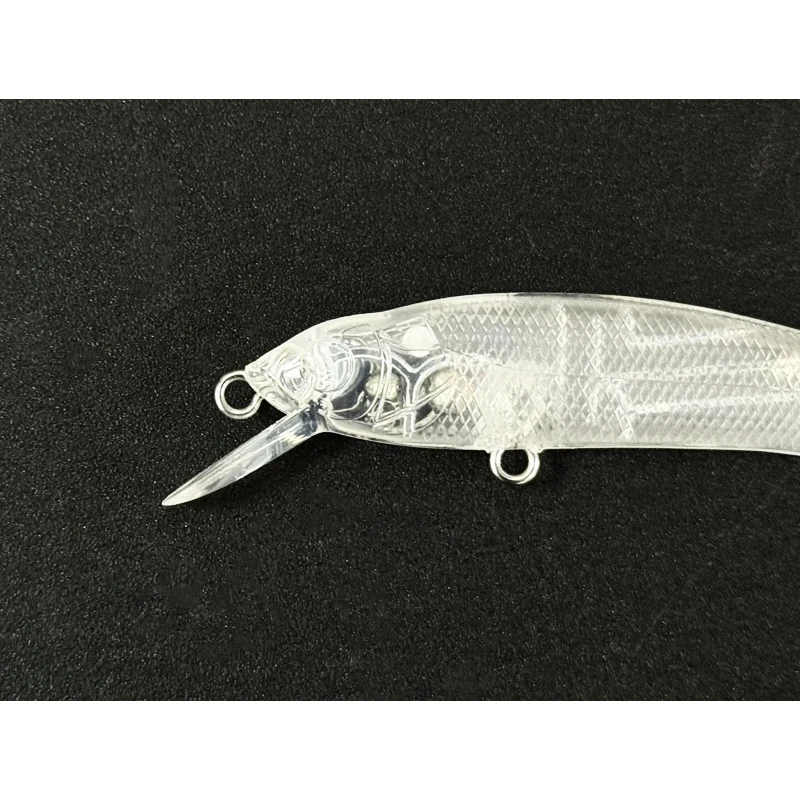 Wobbler de hundimiento lento sin pintar – 70mm para lucio y trucha - imagen 4