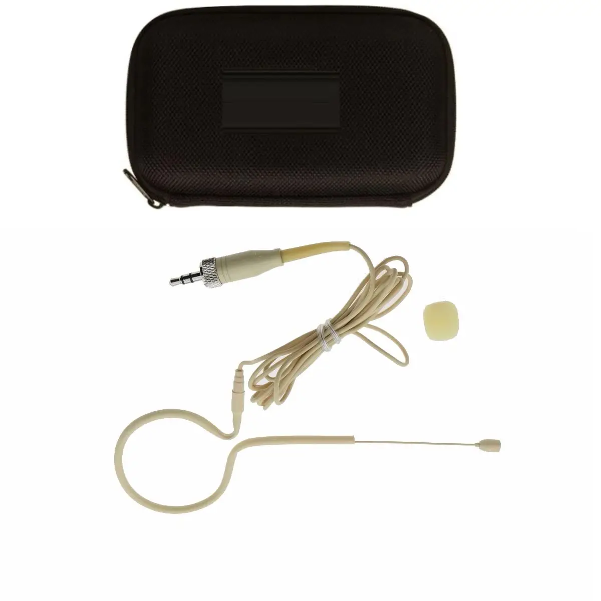 

EW800 Ear Hooks Headset Microphone For Sennheiser G2 G3 G4 G5 Wireless BeltPack with Strong Zipper Box