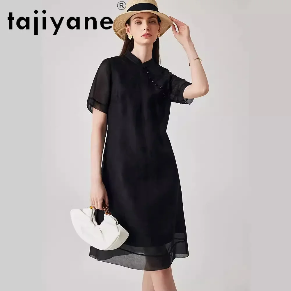 Tajiyane-女性のための中国風ロングドレス,100%,チャイナドレス,サマードレス,婦人服,イブニングドレス,2022