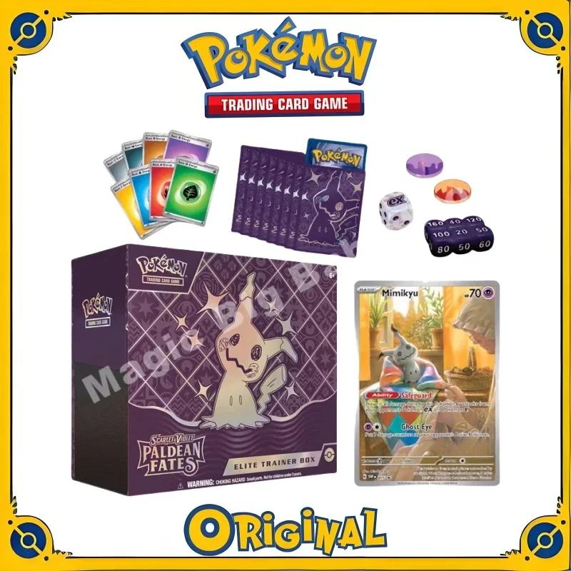 Genuine Original Pokemon PTCG Card SV4.5 English U.S. Edition Card Paldean Fates Grandmaster Box ETB Booster Pack PTCG Mystery Q