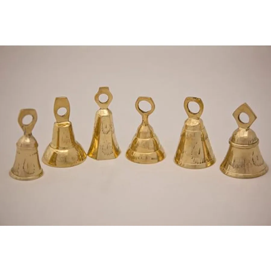 

Dozen 3"- Assorted Brass Bells