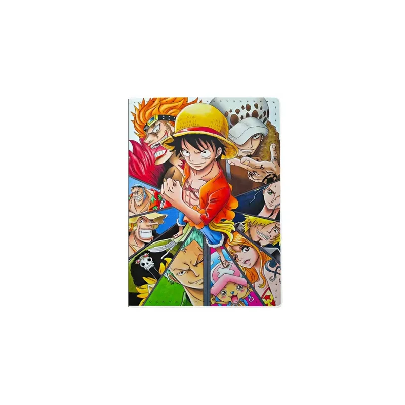 Cartoon Travel Accessories One Piece  Luffy Zoro Passport Holder PU Leather Women Travel Passport Cover Case Card ID Holders