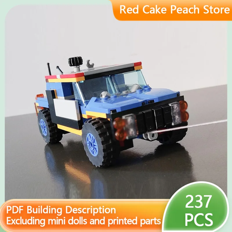 

City Car Model MOC Building Bricks H1 Heavy Off-Road Vehicle Modular Technology Children Holiday Gifts Assemble Toys Suit