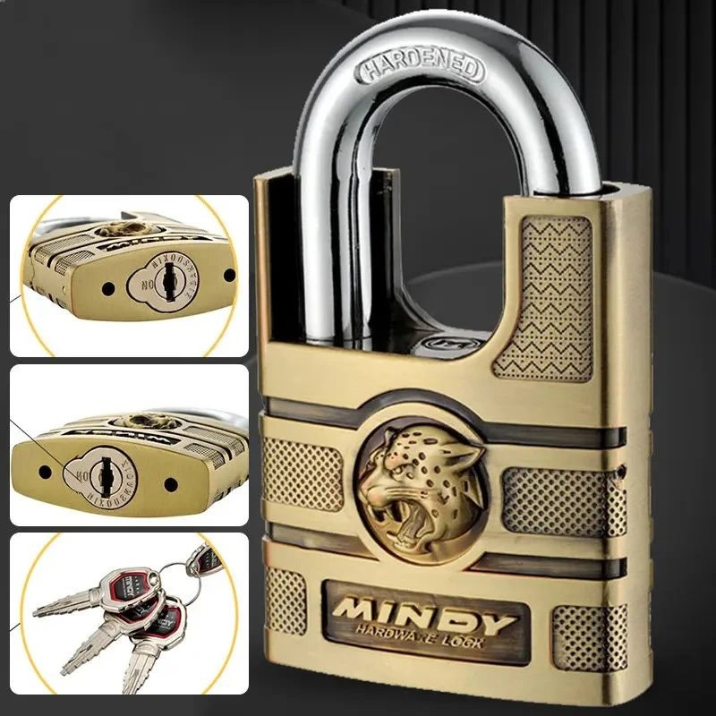 high-quality-padlock-with-key-classic-style-solid-dormitory-door-lock-anti-theft-warehouse-iron-big-cabinet-outdoor