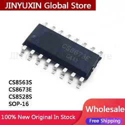 10PCs New Original CS8563S CS8323S CS8575S CS8326S CS8673E CS8676E SOP-16 IC Chip Stock Wholesale