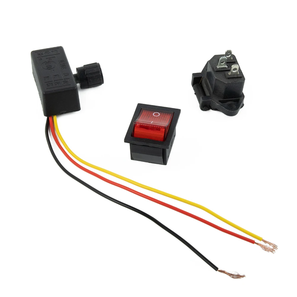 3pcs/Set Electric Sprayer Speed Controller 12V Adjustment Switch Power Switch Charging Socket Agricultural Sprayer Accessories