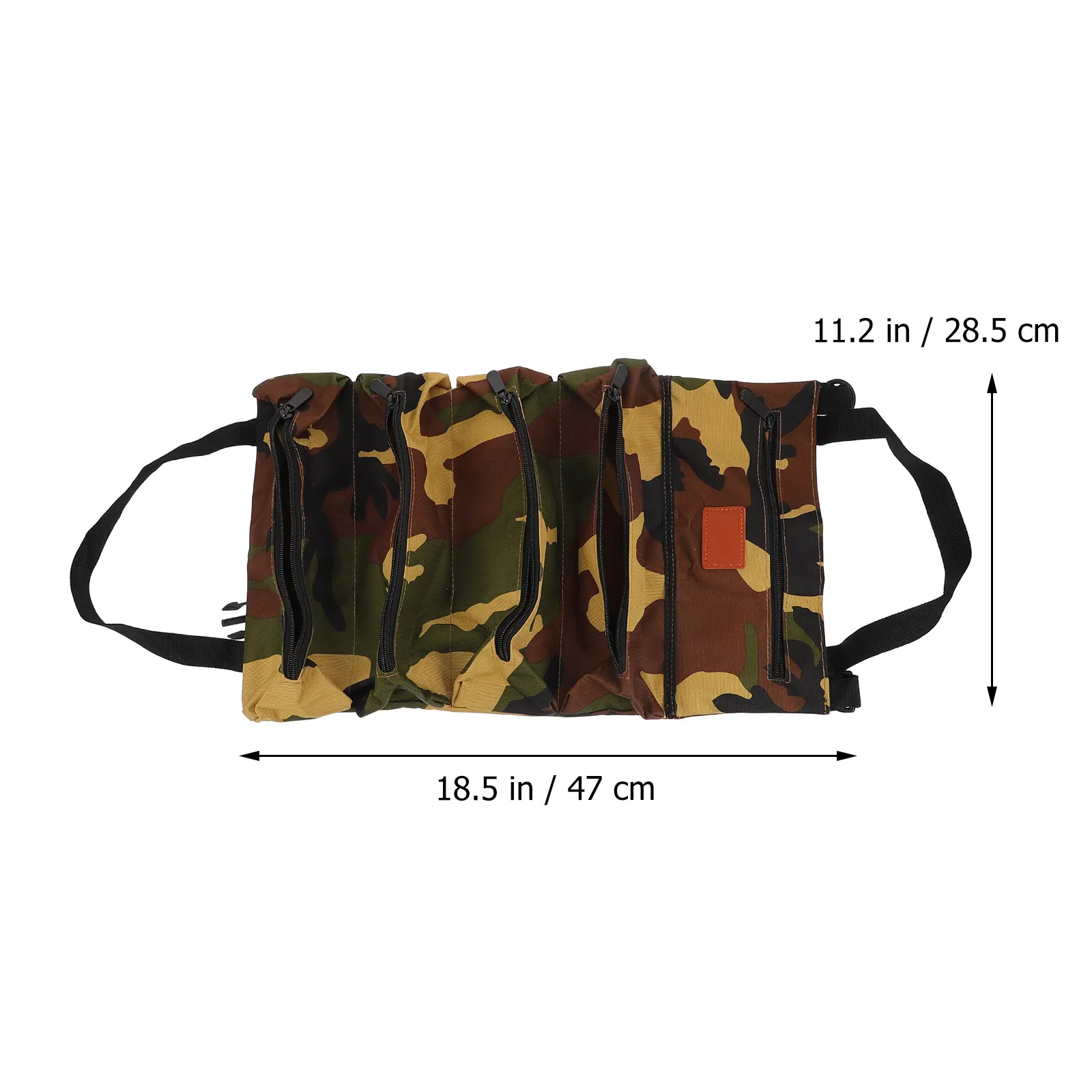 Car Tool Storage Bag Heavy Duty Fabric Hanging Organizer with Non Slip Strap for Auto Electrician Home