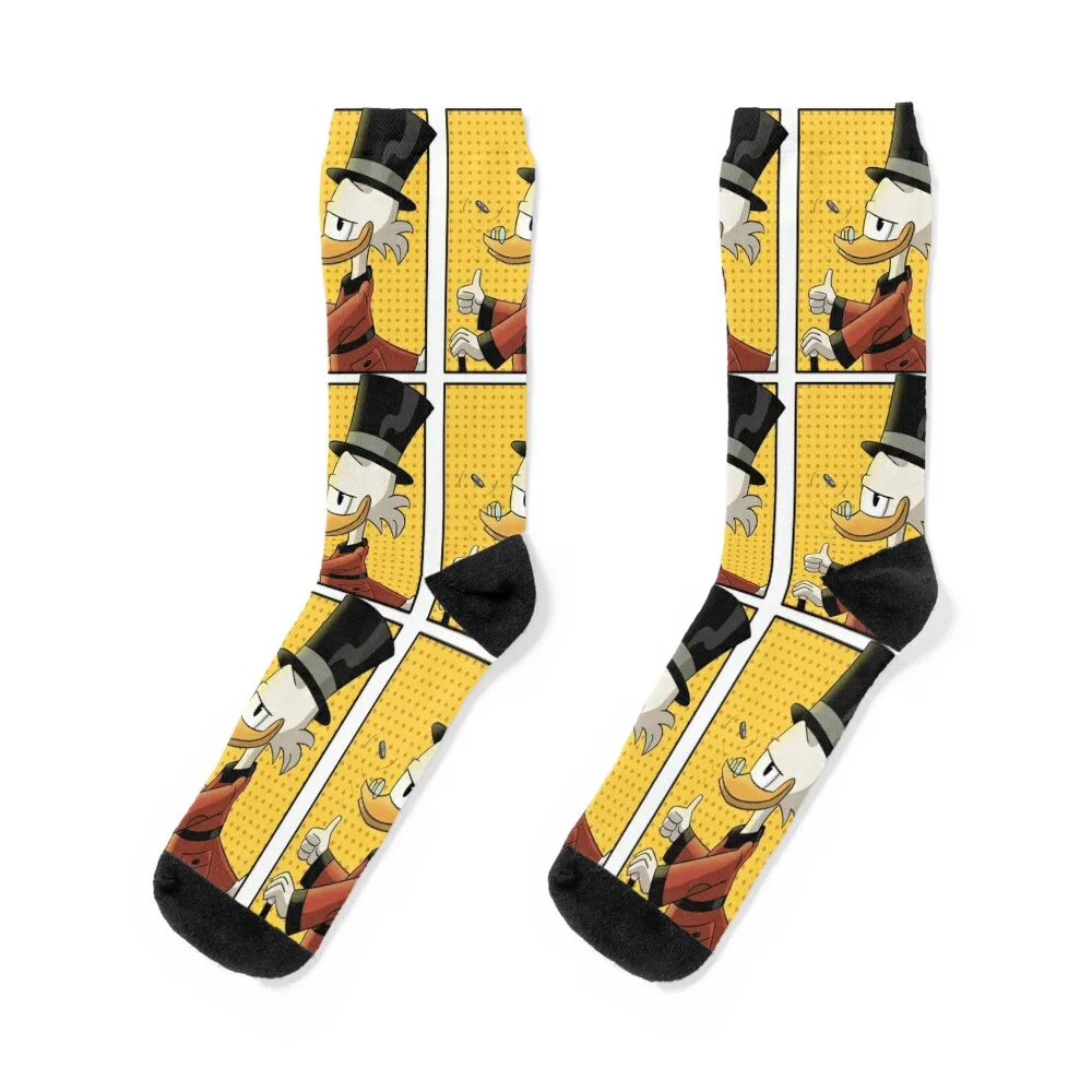 Scrooge Socks hip hop winter thermal Stockings compression shoes Socks Male Women's