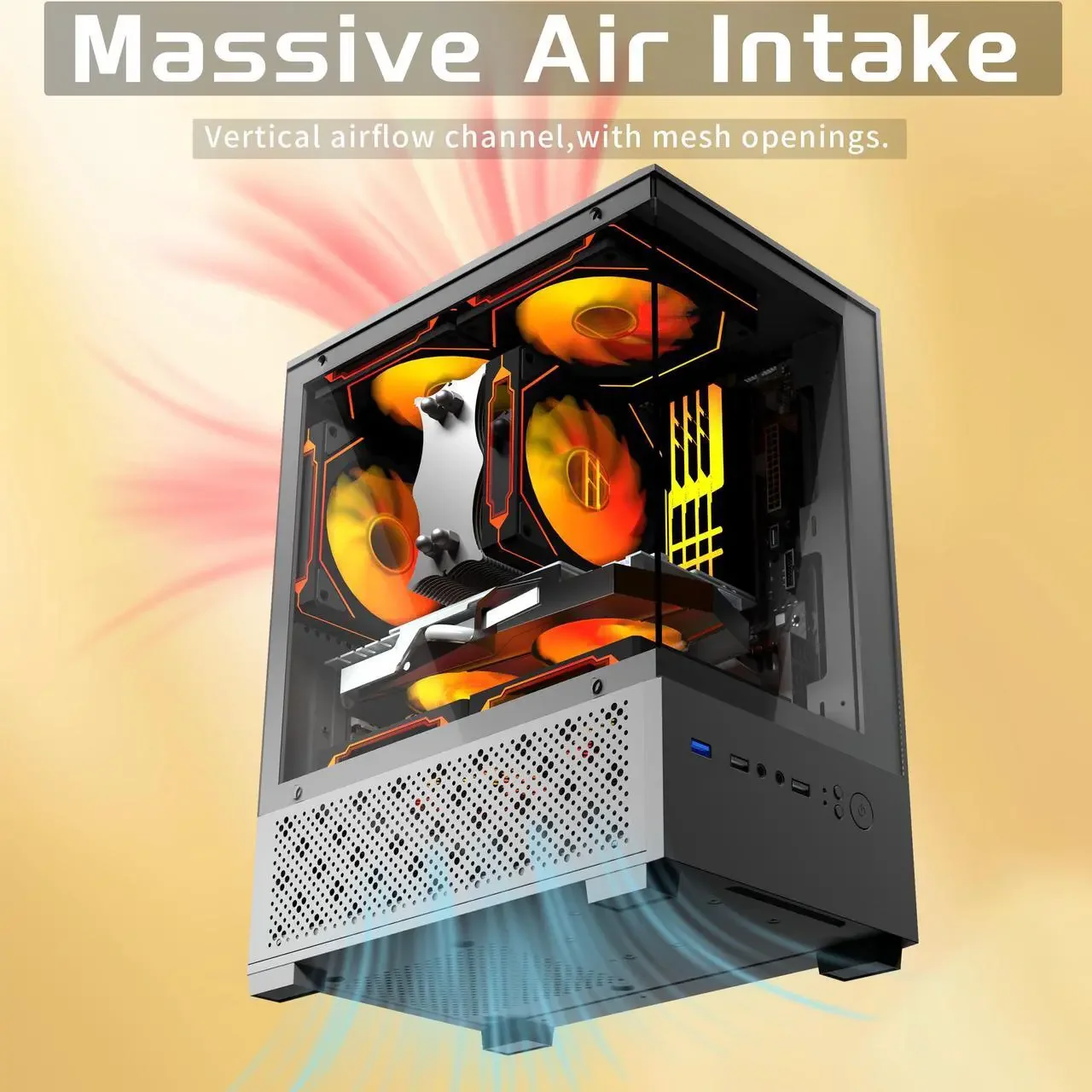 Micro ATX Case, MATX PC Case w - Pc Gaming Dell ulasan dan harga