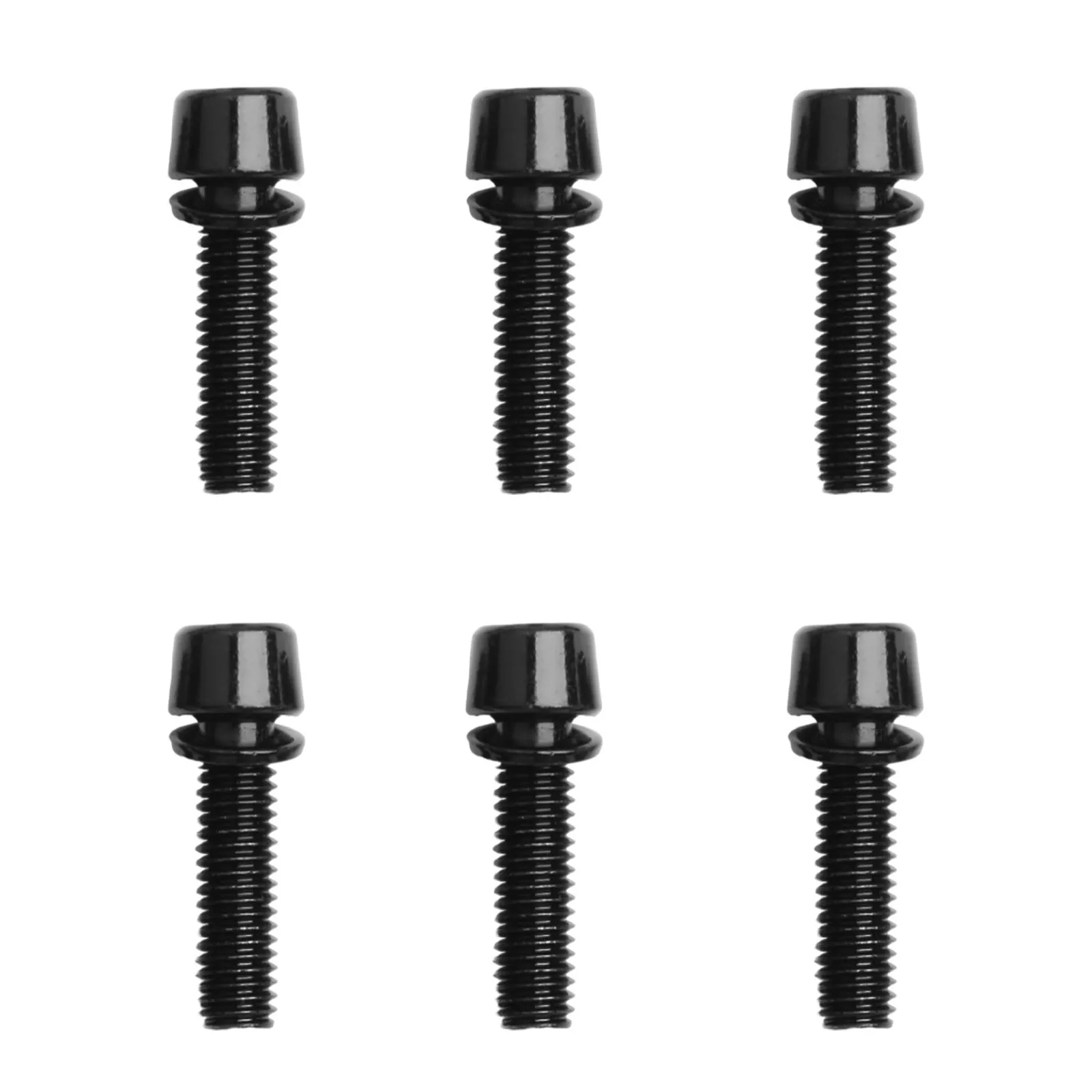 6 قطعة دراجة المقود الجذعية البراغي الجذعية المسمار دراجة أجزاء M5x18mm الدراجة اكسسوارات مسامير من الفولاذ المقاوم للصدأ ل دراجة الطريق الجبلية #5