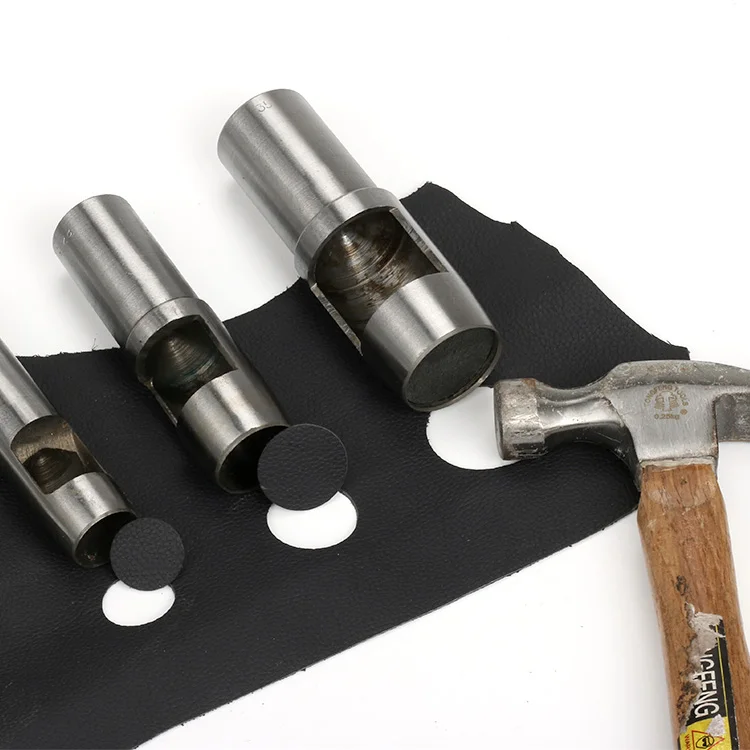 Leder Loch Punch Cutter 3 4cm Hohl Punch Set für Leder Crafting Runde Hohl Werkzeuge Uhr Bands Gürtel Leinwand papier Gummi – Detail 2