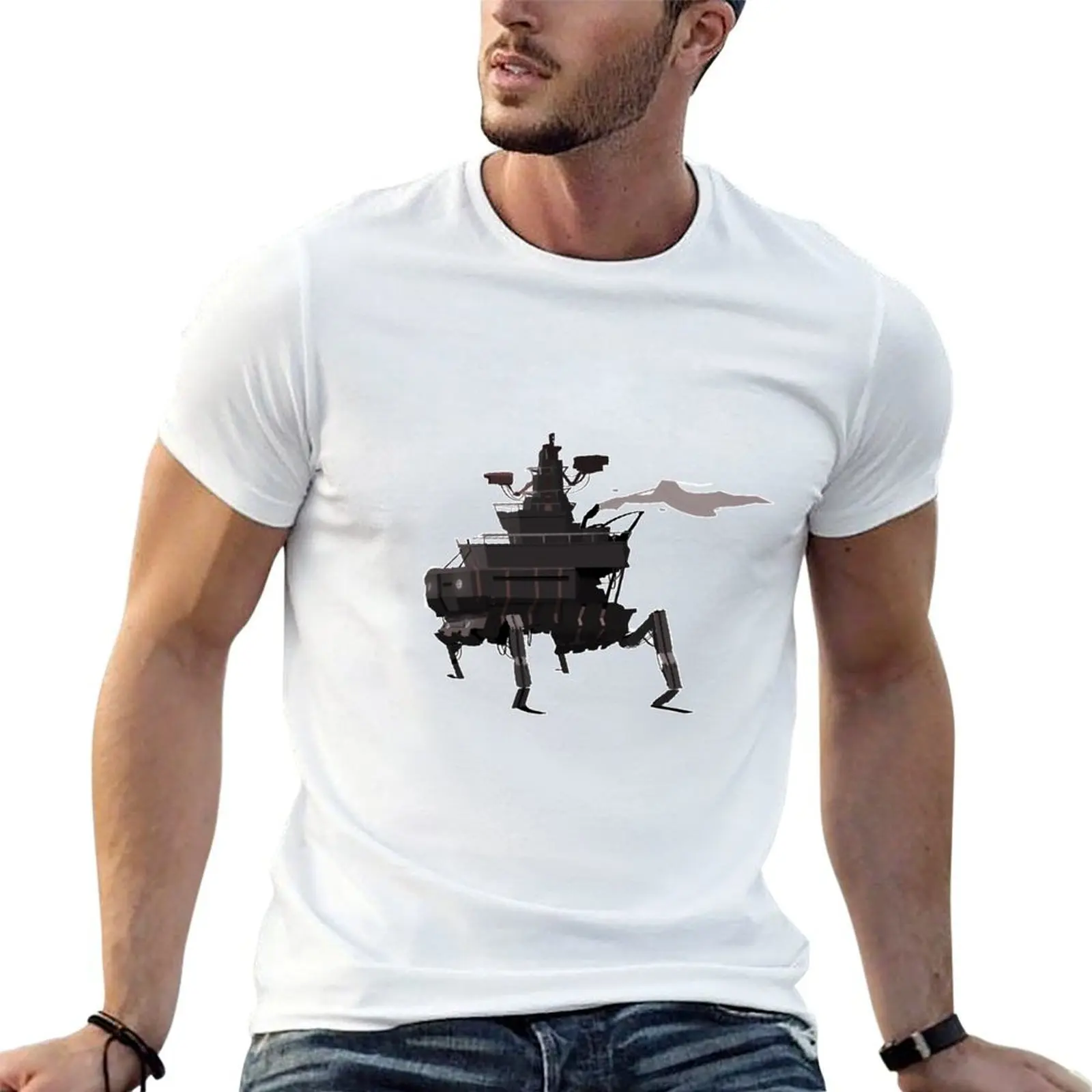 

Surveillance Mech T-Shirt t shirts for man cotton funny t shirts with prints T-Shirt