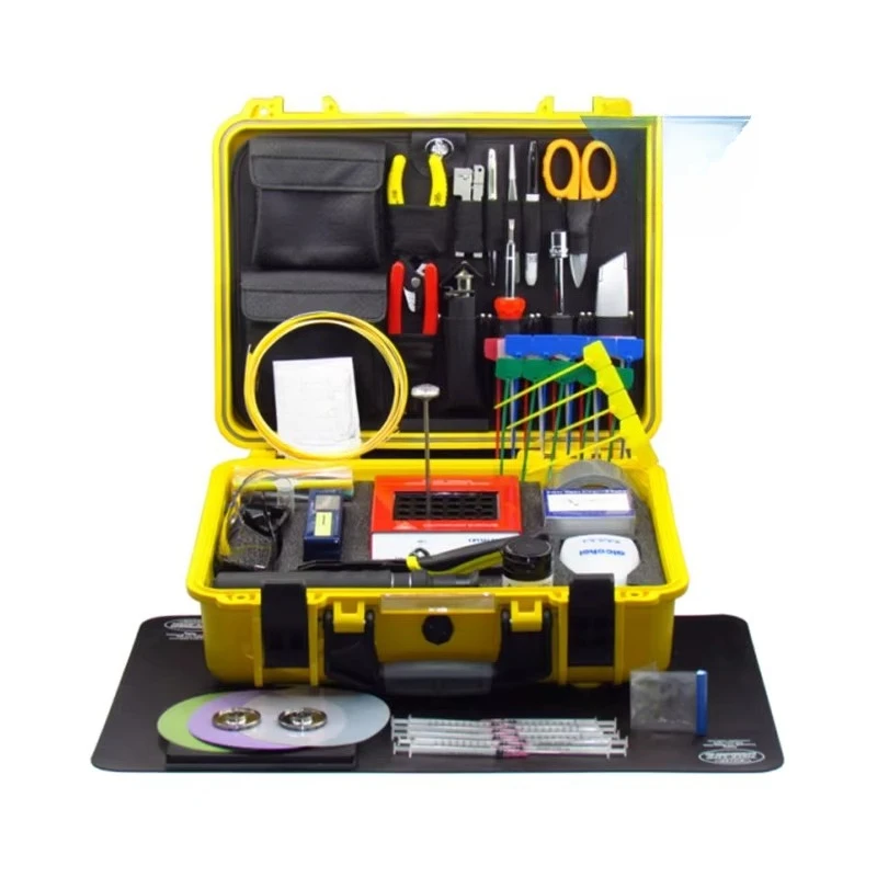 Optical Fiber Connector SC LC Grinding Toolbox WFTK-800E Fiber Connector Polishing Tool Kit
