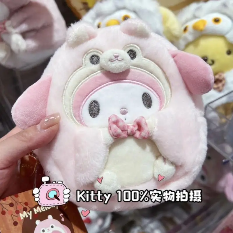 

Sanrio My Melody Makeup Bag Japanese Animals Dolls Coupon Wallet Storage Bag Girls Student Hand Holding Toilet Bag Trends Hot
