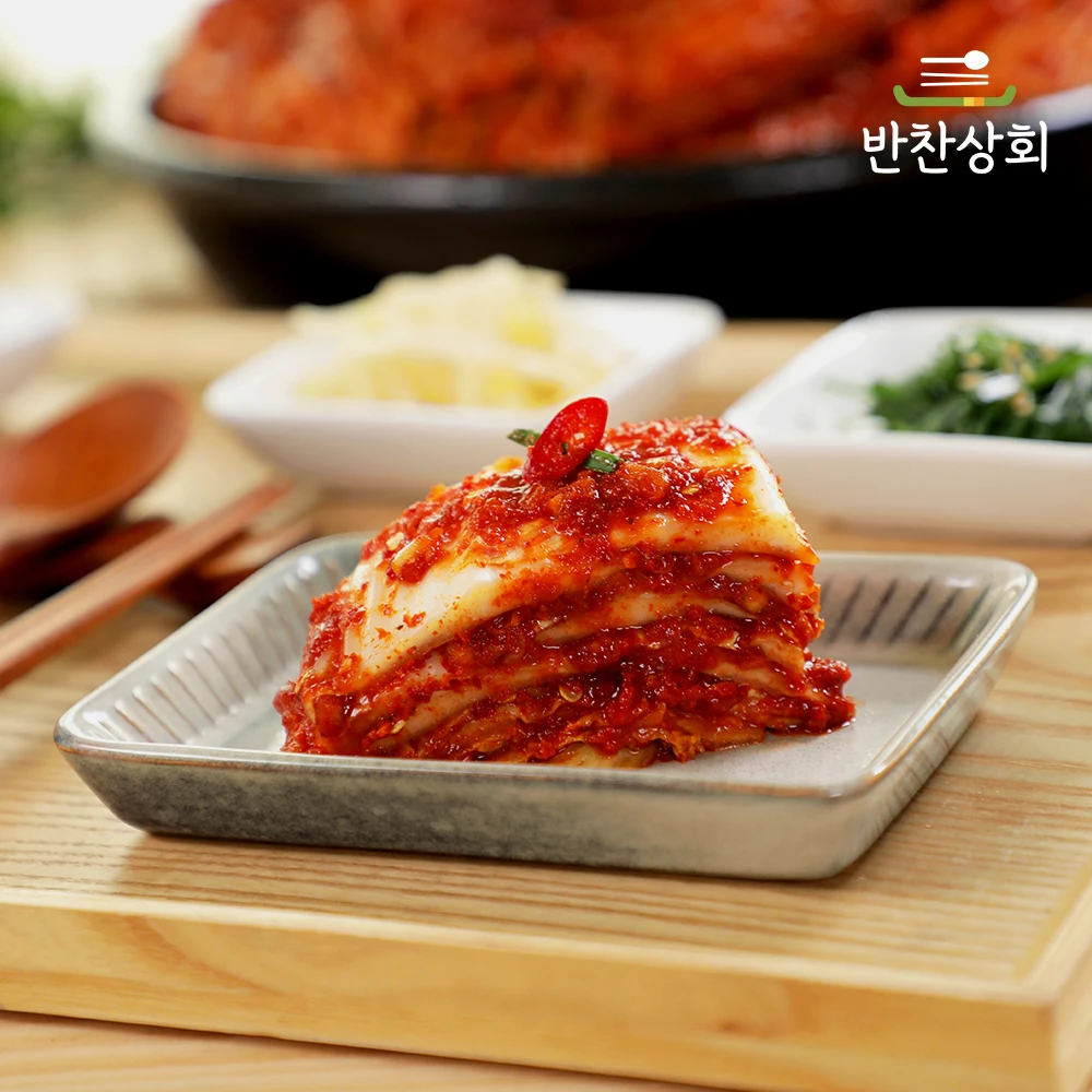 متجر أطباق جانبية لذيذة من بينج هيون-سون تشوي يانغ-راك ، ملفوف كوري محلي ، كيمتشي 3 من الكيمتشي