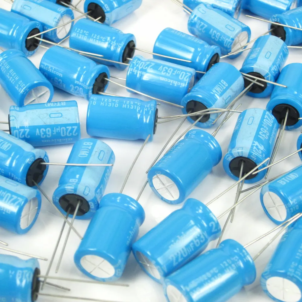 

2020 hot sale 10pcs/30pcs nichicon capacitance 220UF 63V BT series 125 degree military industry capacitance free shipping