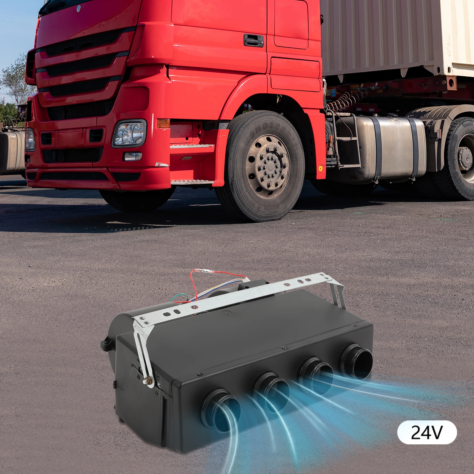 تكييف الهواء لتبريد المبخر RV 3300kcal/h 3 مستويات السرعة 3-8 ° تعديل C منخفض الضوضاء 65 ديسيبل 400CFM حجم الهواء #6