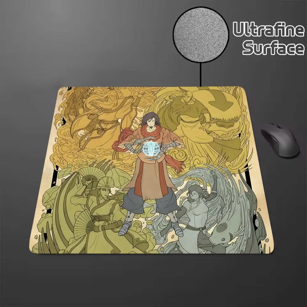 MA-Avatar The Last AirbenderS Tappetino per mouse Gomma per cartoni animati Piccolo tappetino per mouse computer desktop tastiera da ufficio gioco ROG e-sport